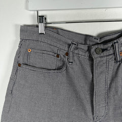 Kapital Blue Houndstooth Shorts Size 36