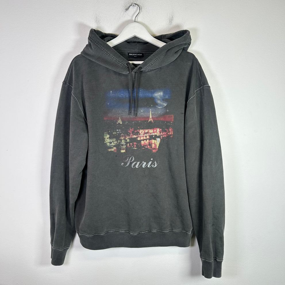 Balenciaga FW17 Paris Tourist Souvenir  Hoodie