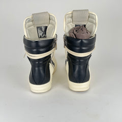 Rick Owens Milk/Black Geobaskets Size 43
