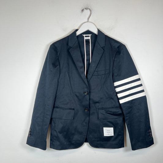 Thom Browne Navy 4-Bar Blazer Size 0