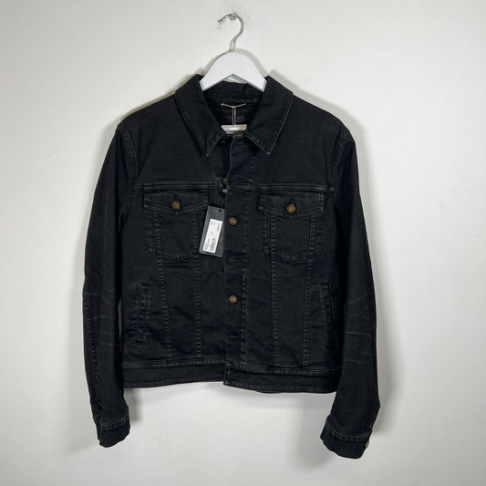 Saint Laurent Black Jean Jacket Size M