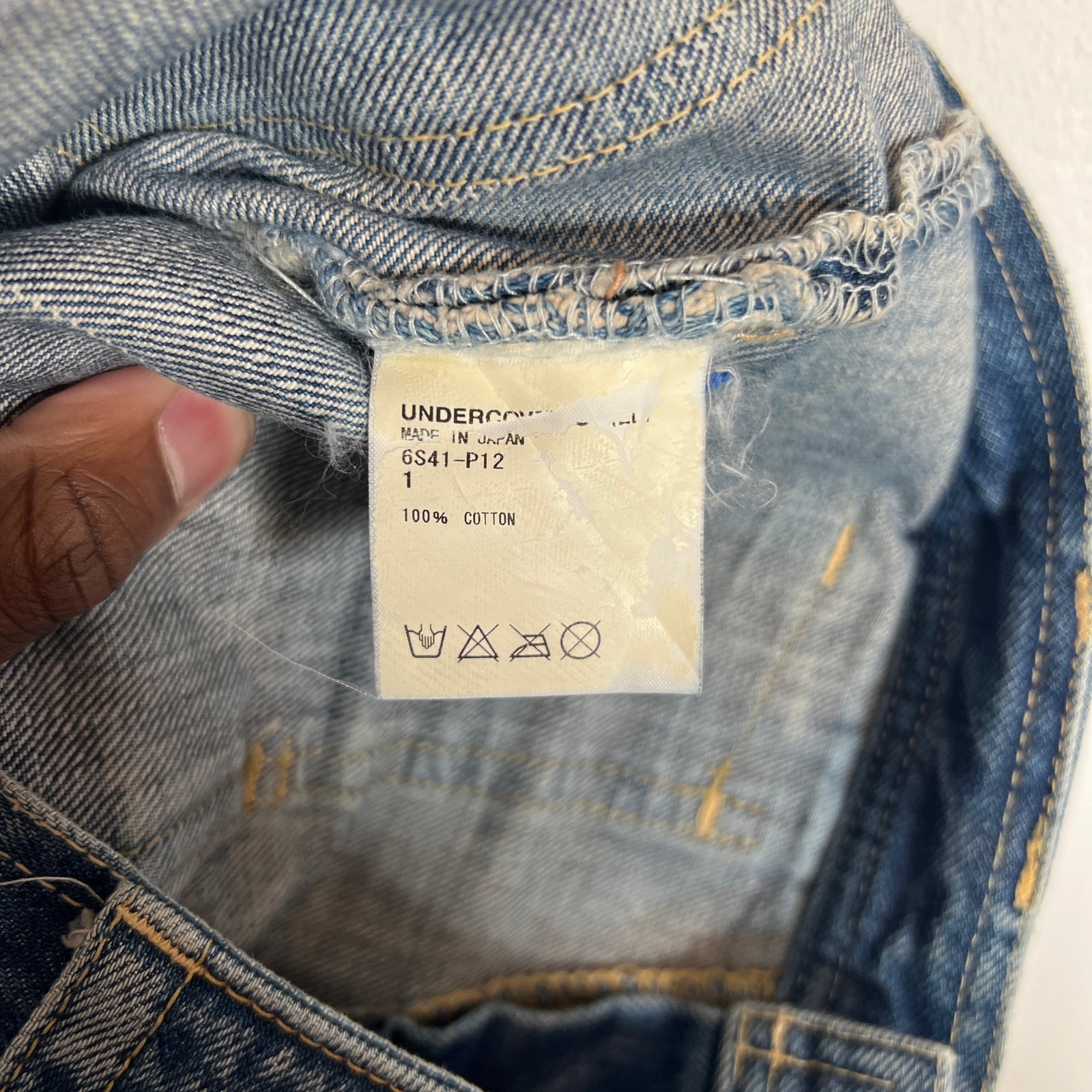 Undercover SS06 'Chuuut' Klaus Denim Cargo Jeans Size 1