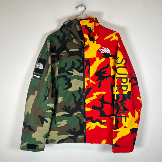 Supreme x The North Face Camo Split Taped Seam Shell Jacket Size S