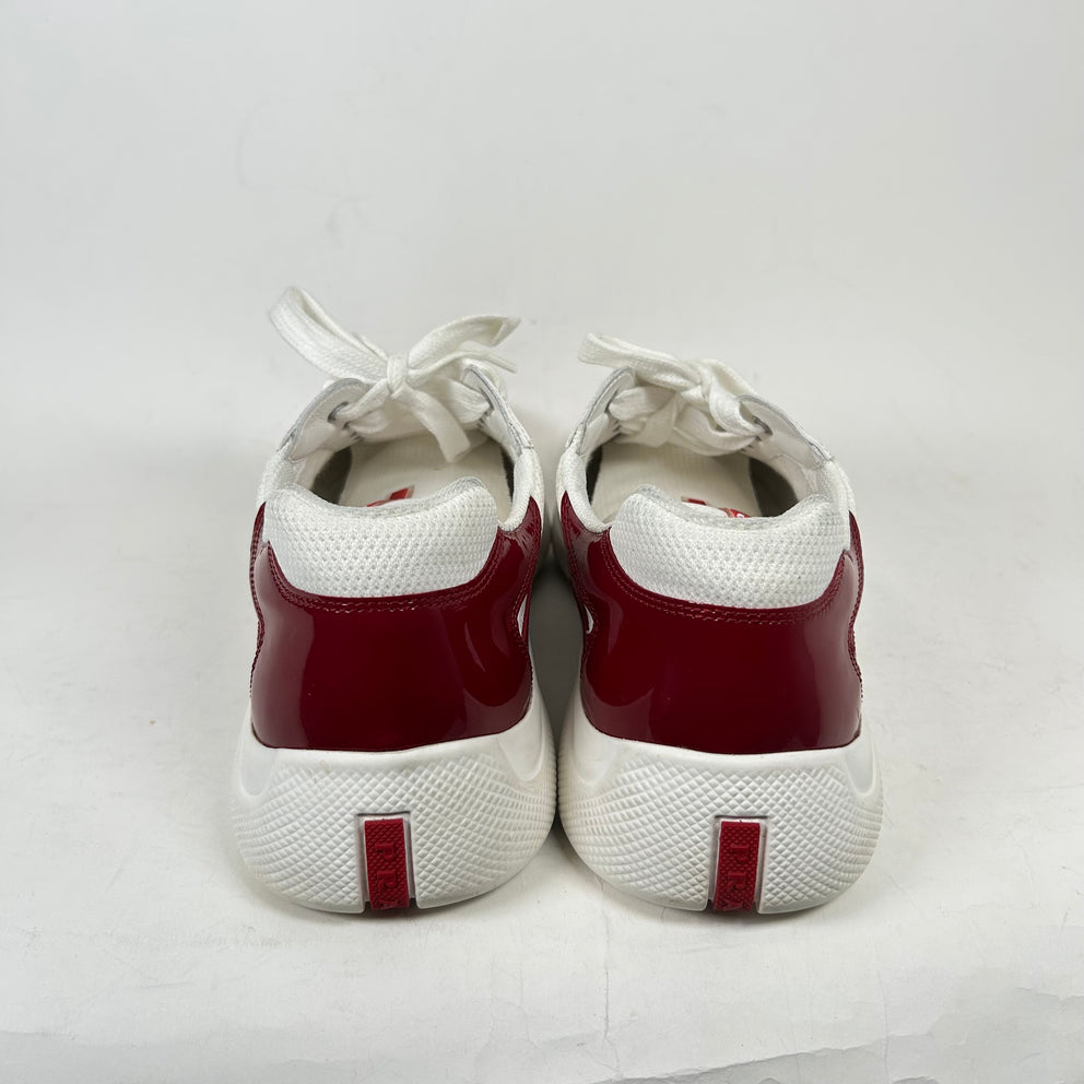Prada Burgundy America Cups Size 11