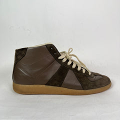 Maison Margiela Brown Mid-Top Replica Gats Size 44