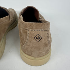 Loro Piano Biege Suede Summer Walker Size 41