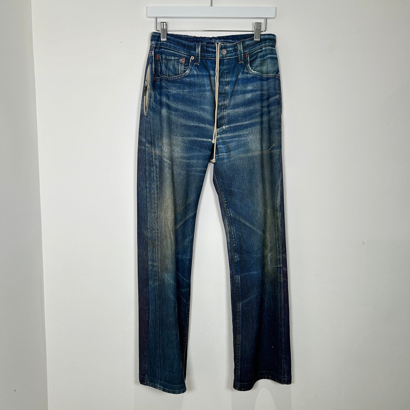 Talking About The Abstraction Trompe L'oeil Sherpa Jean Jacket Size S