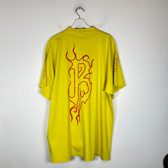 Balenciaga Yellow Darkwave Logo T-Shirt Size XXL