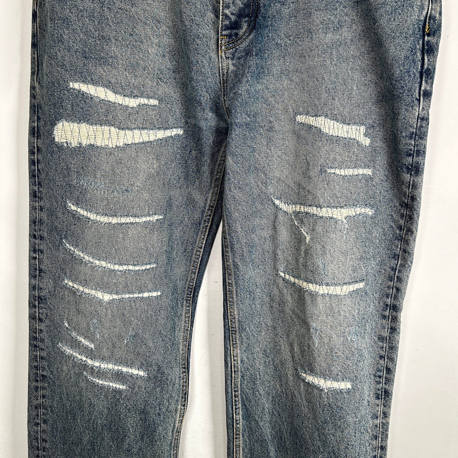 Fugazi Indigo Stoen Rivet Jeans Size L
