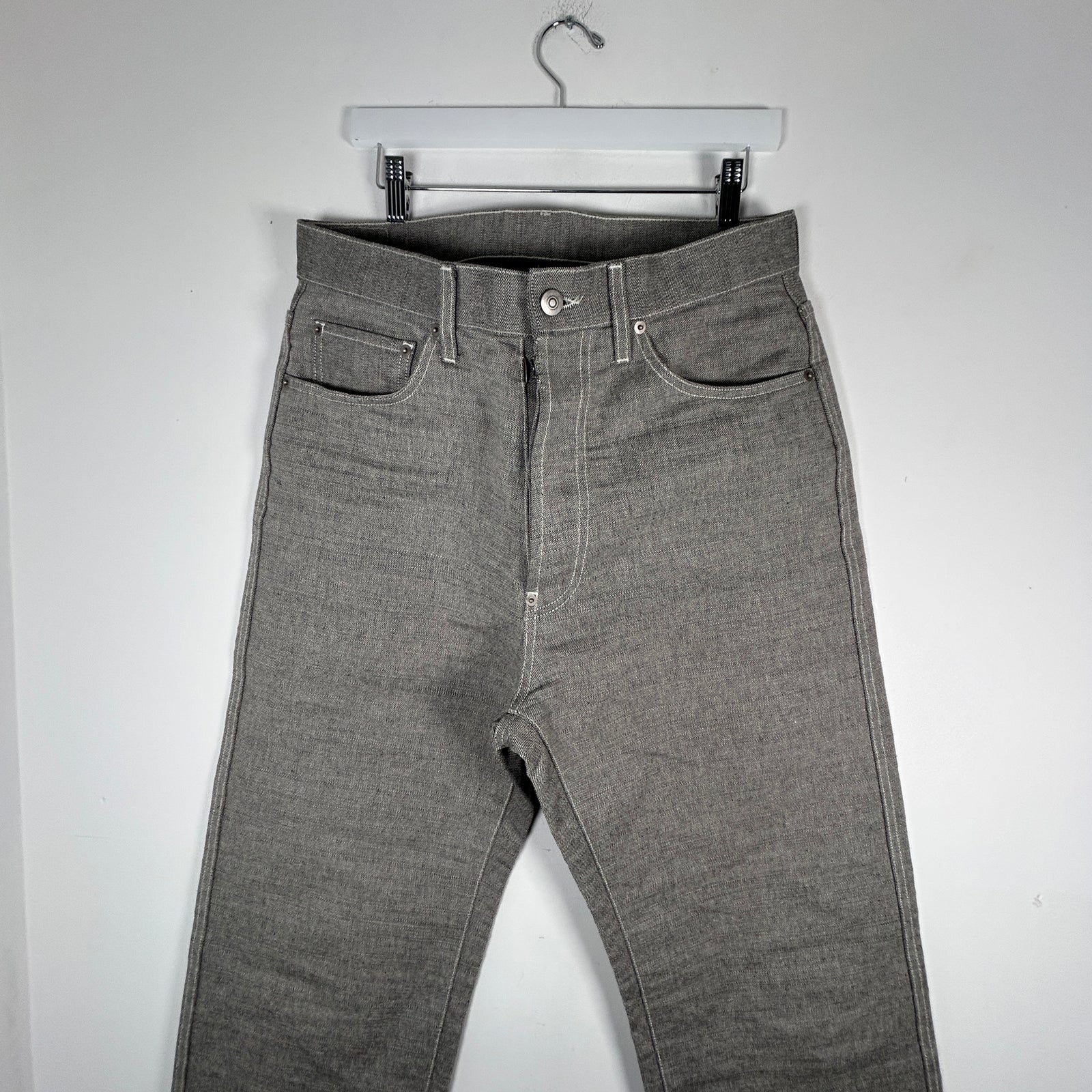 Maison Margiela 12oz Broken Twill 5 Pocket Pants - Caviar Size 30