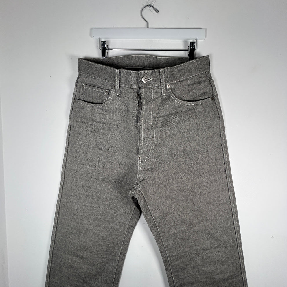 Maison Margiela 12oz Broken Twill 5 Pocket Pants - Caviar Size 30