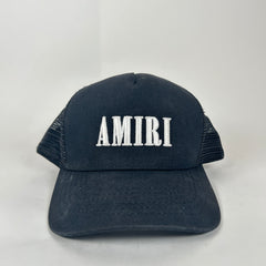 Amiri Black Logo Hat