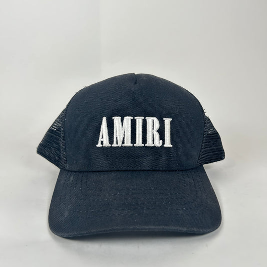 Amiri Black Logo Hat