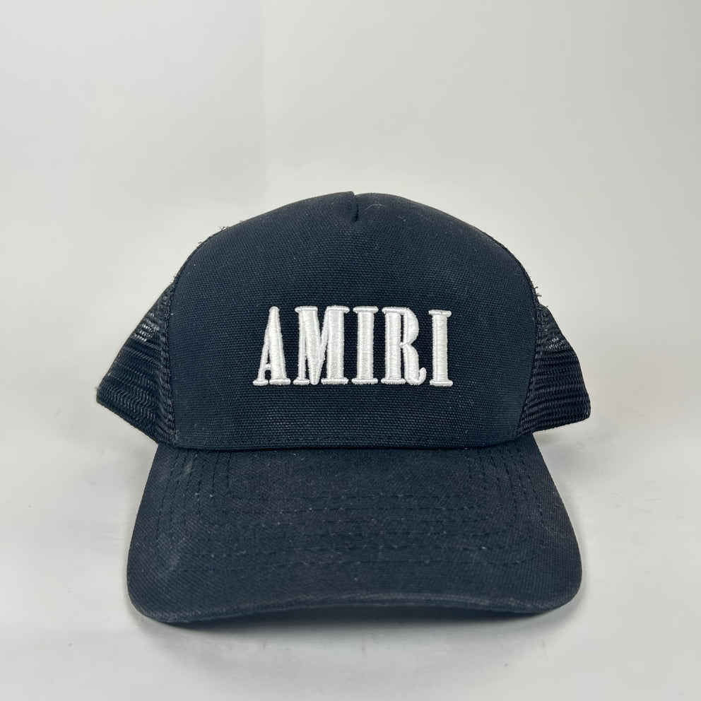 Amiri Black Logo Hat