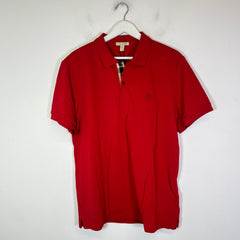 Burberry Brit Red Check Polo Shirt