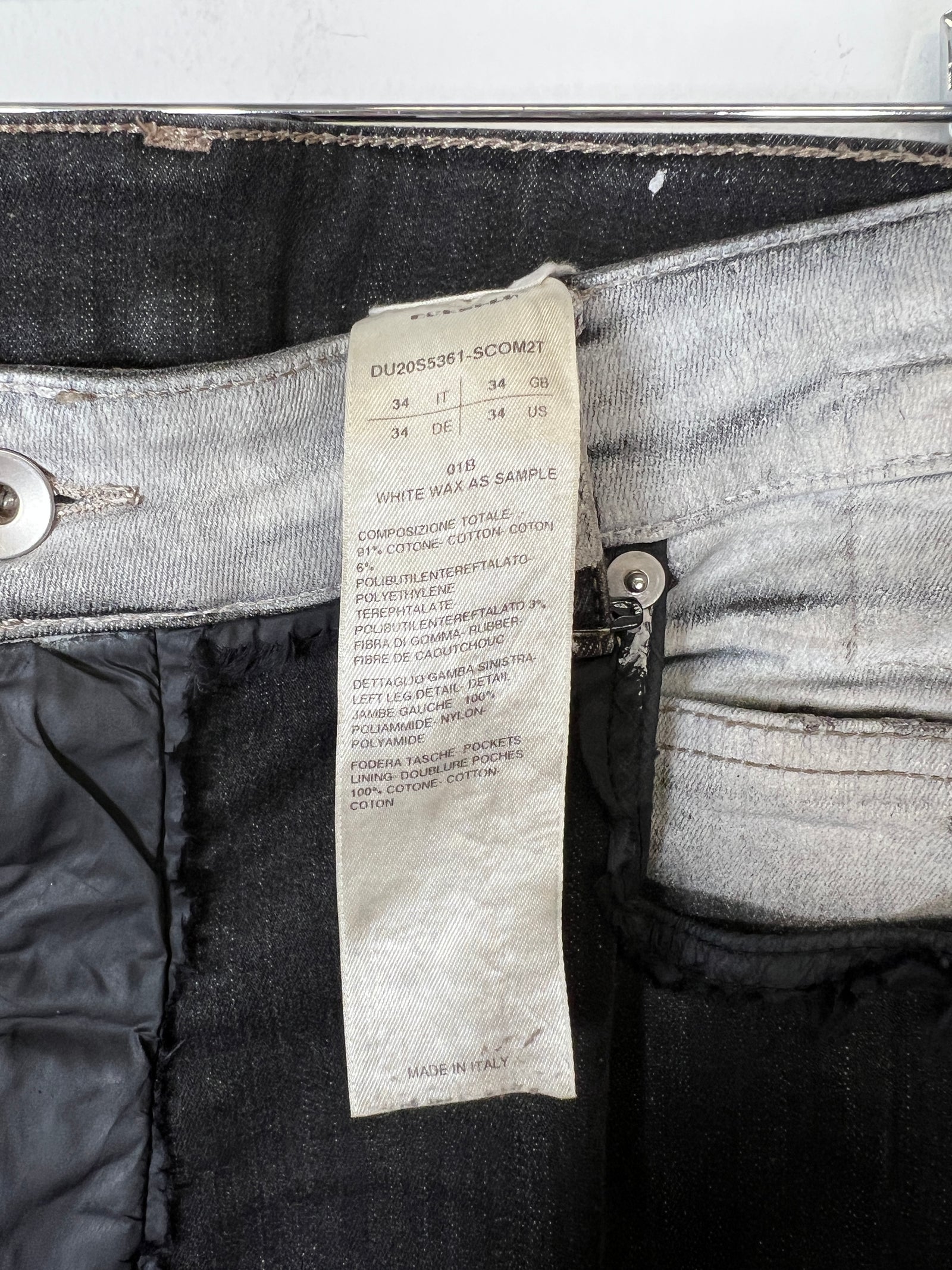 Rick Owens Sample Tyrone Cut Jeans Size 34
