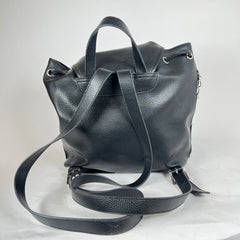 Vivienne Westwood Black Orb Leather Backpack