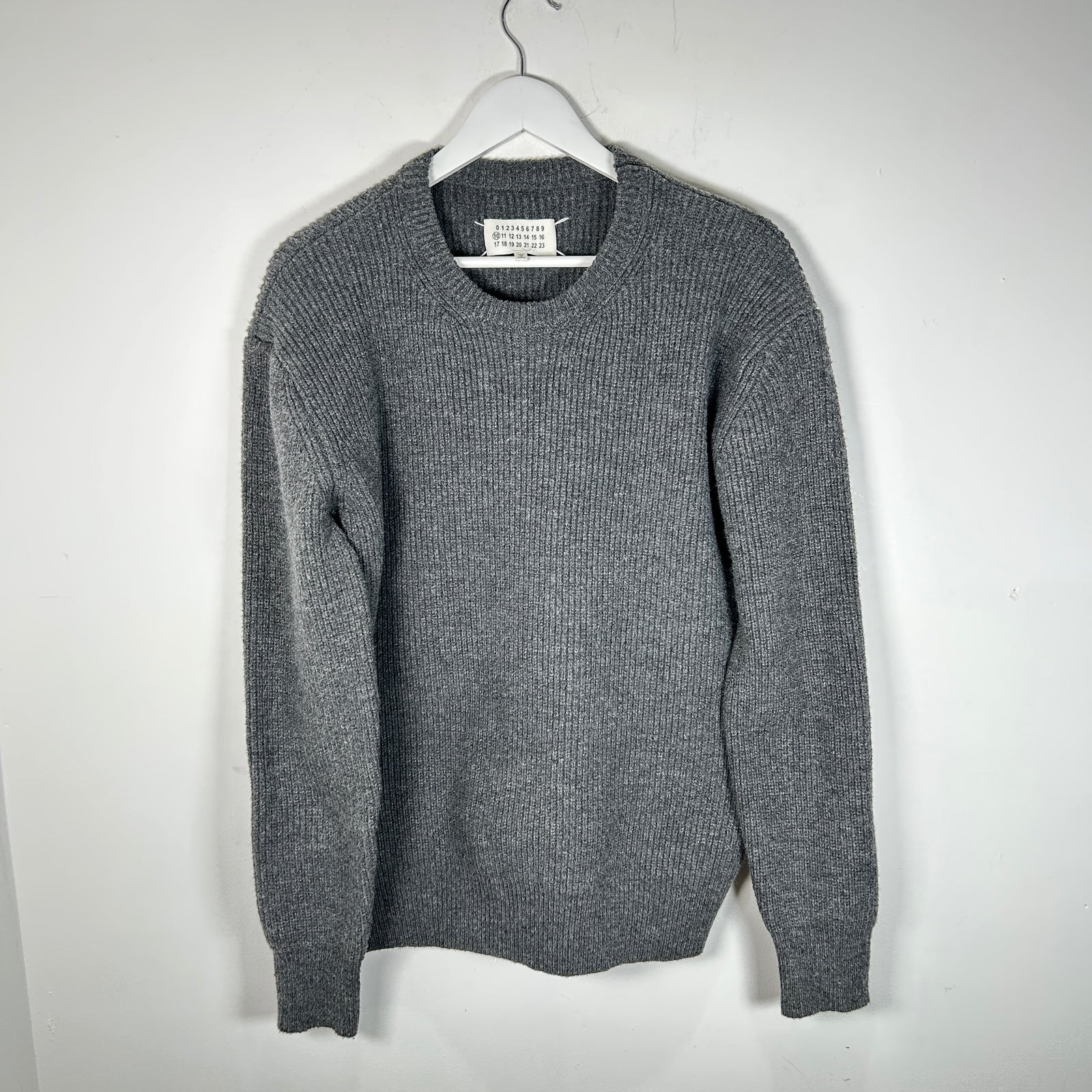 Maison Margiela Grey Wool Sweater Size S