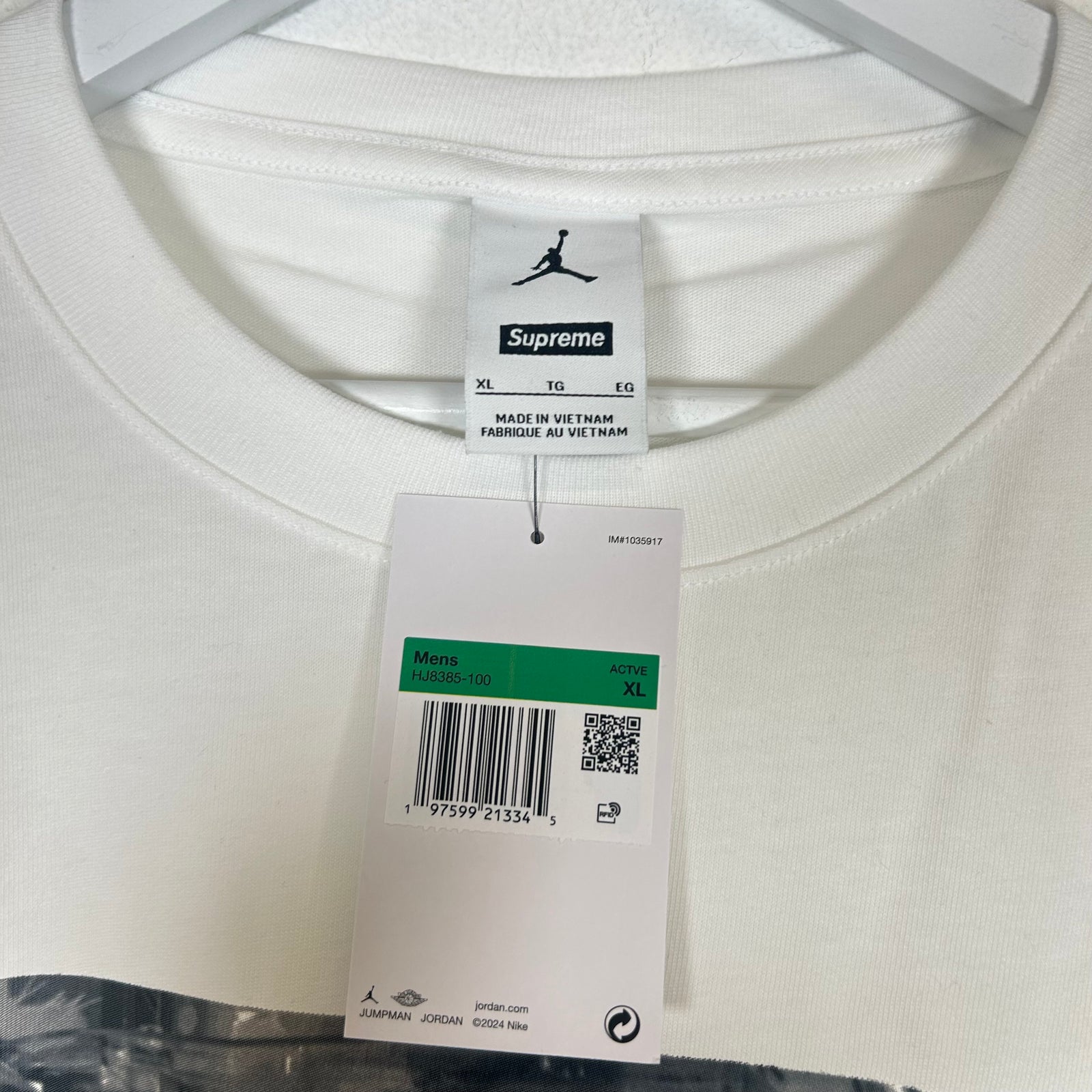 Supreme White Biggie Tee Size XL