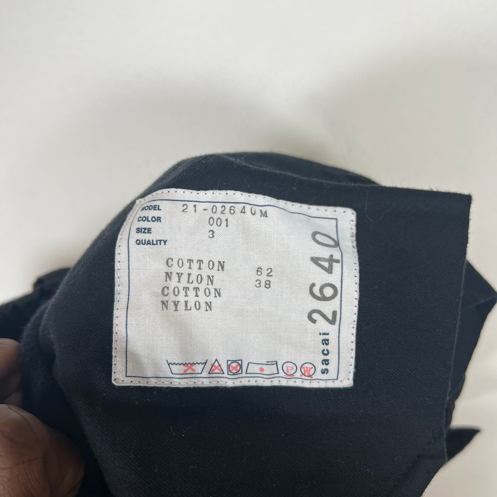 Sacai Black Sweatpants Size L