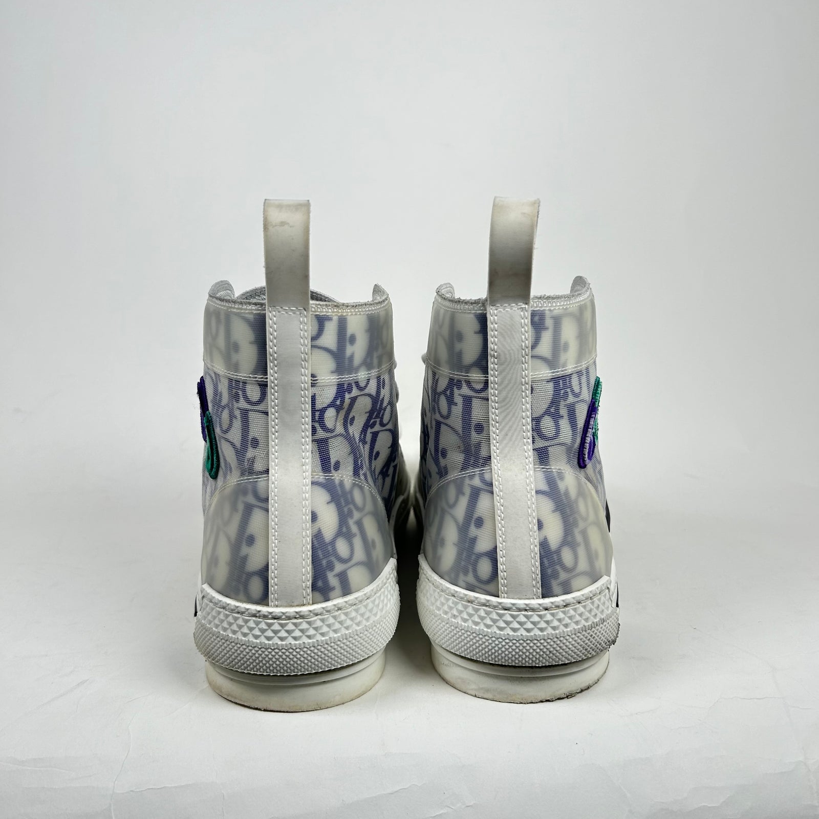 Dior x Kenny Scharf B23 Oblique High Top Sneaker Size 45