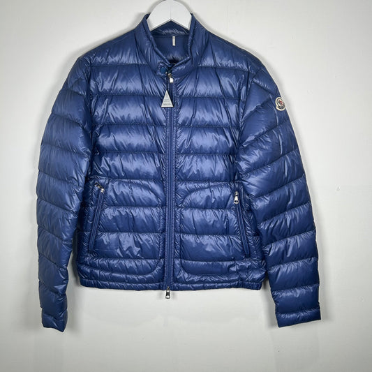 Moncler Acorus Blue Down Jacker Size 2