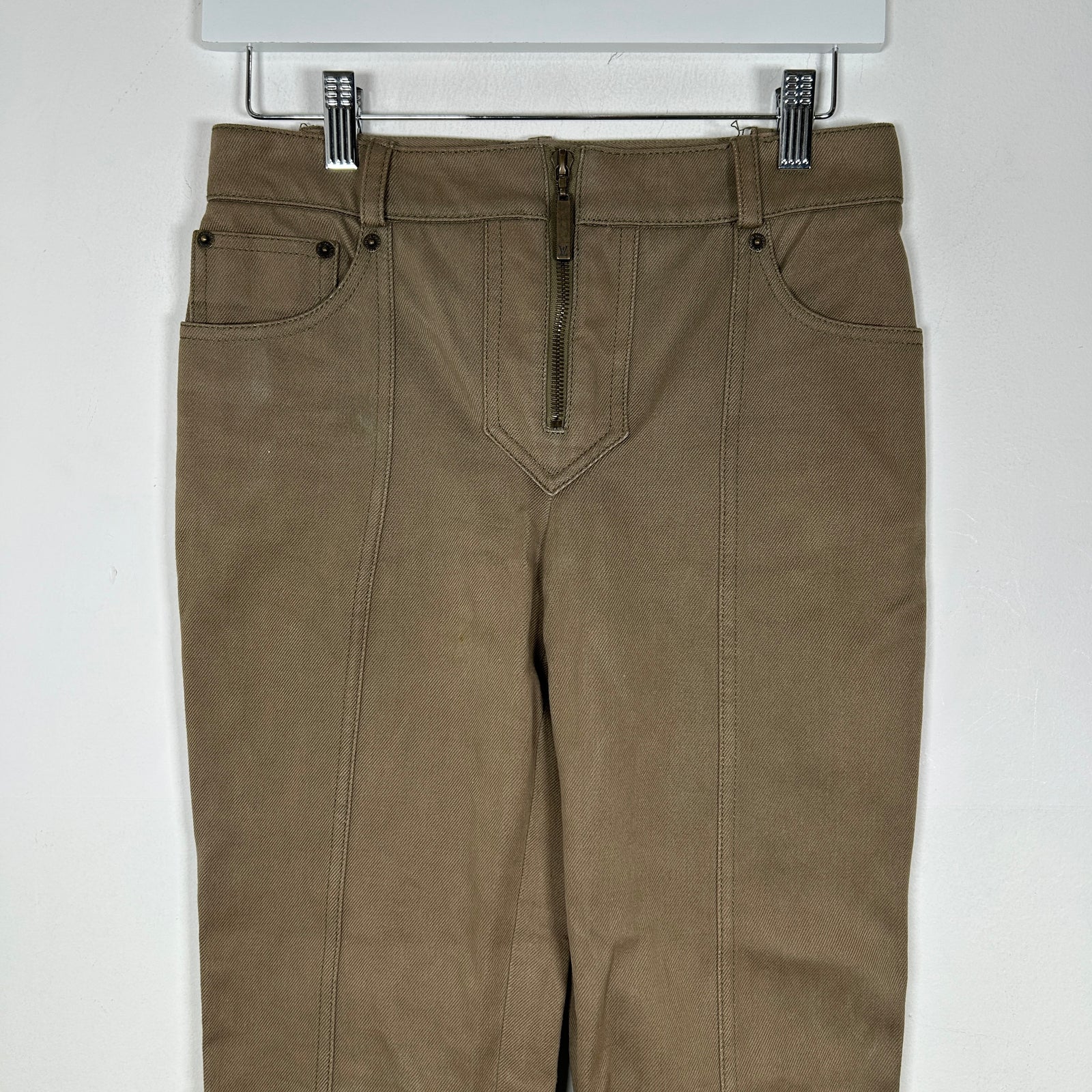 Louis Vuitton Khaki Vintage Pants Size 26