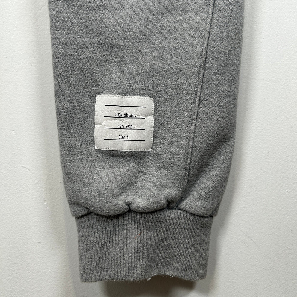 Thom Browne Grey 4-Bar Sweatpants Size 5