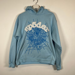 Sp5der Blue Hoodie Size M