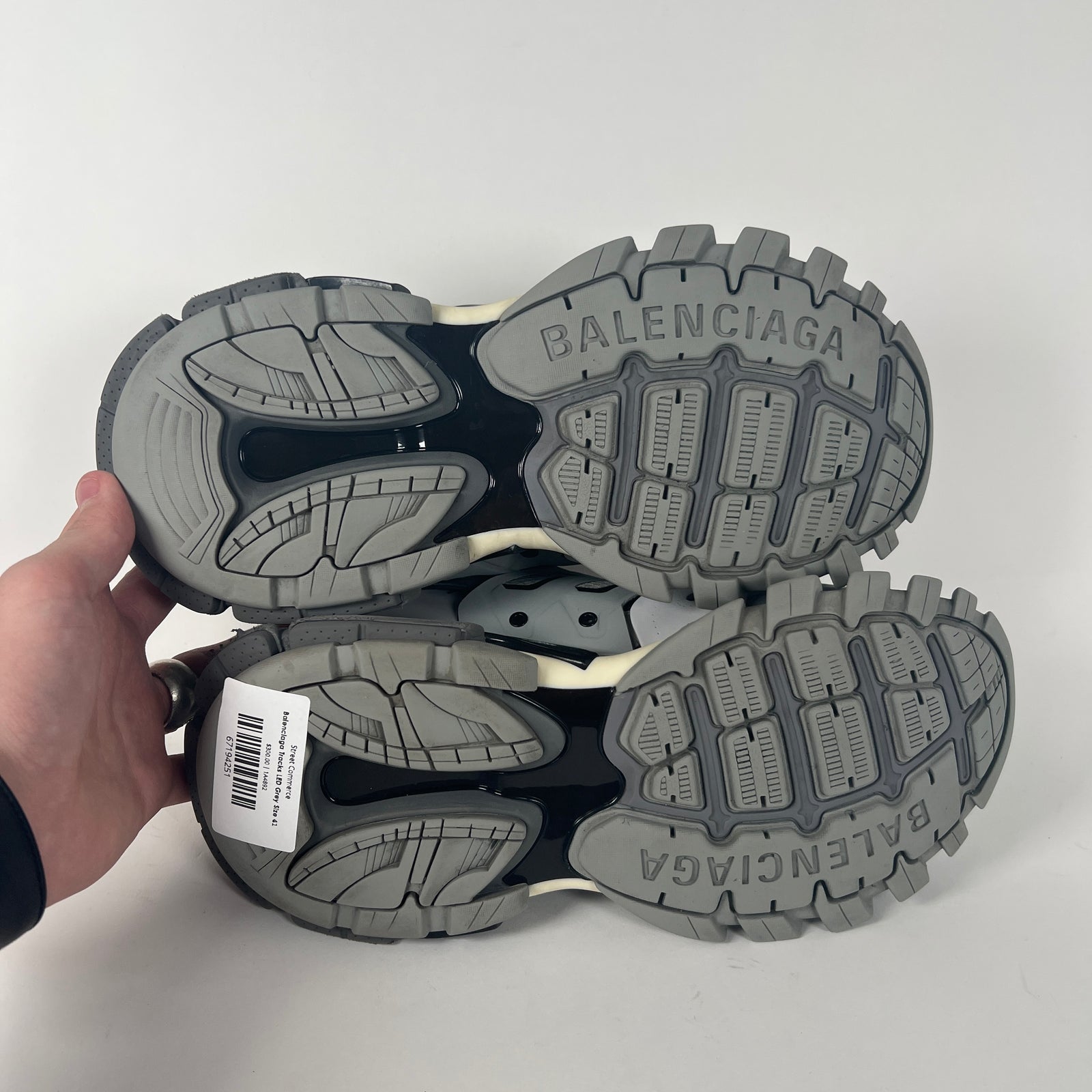Balenciaga Tracks LED Grey Size 41