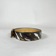 Louis Vuitton Camo Logo Belt