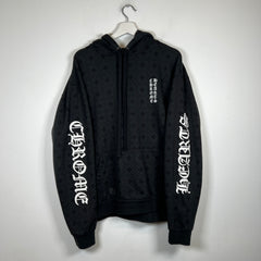 Chrome Hearts Black Monogram Hoodie Size L