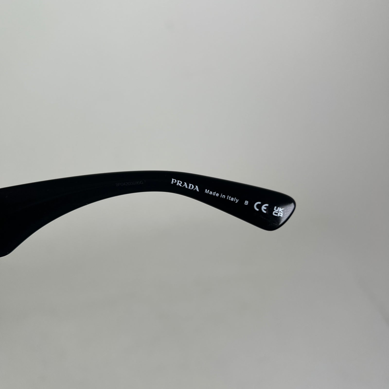 Prada Black PR A03S Rectangular Sunglasses