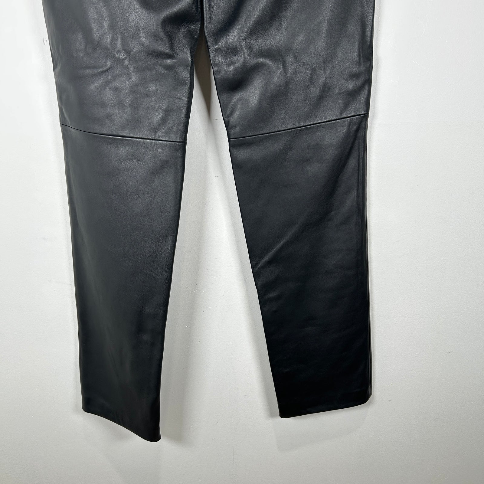 Heliot Emil Leather 'HE' Pants Size 28