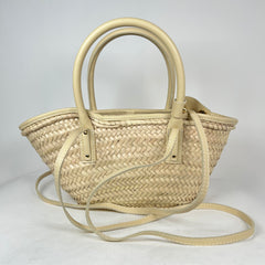 Jacquemus Ivory Small Le Petit Panier Soli Basket Bag