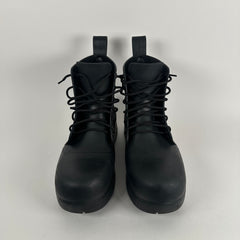 Bottega Veneta Black Lace-Up Puddle Boot Size 10
