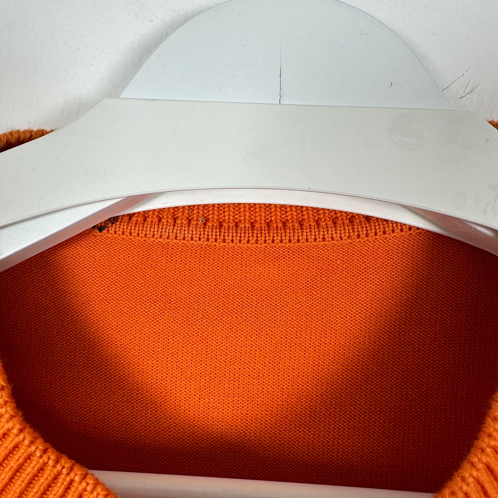 Louis Vuitton Orange Embroidered Signature T-Shirt Size M
