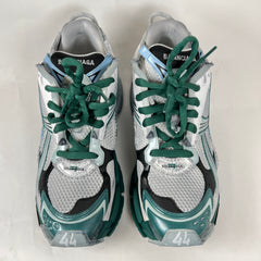 Balenciaga Green/Blue Mesh Runners Size 44