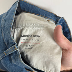 Martine Rose Twist Seam Blue Jeans Size 30