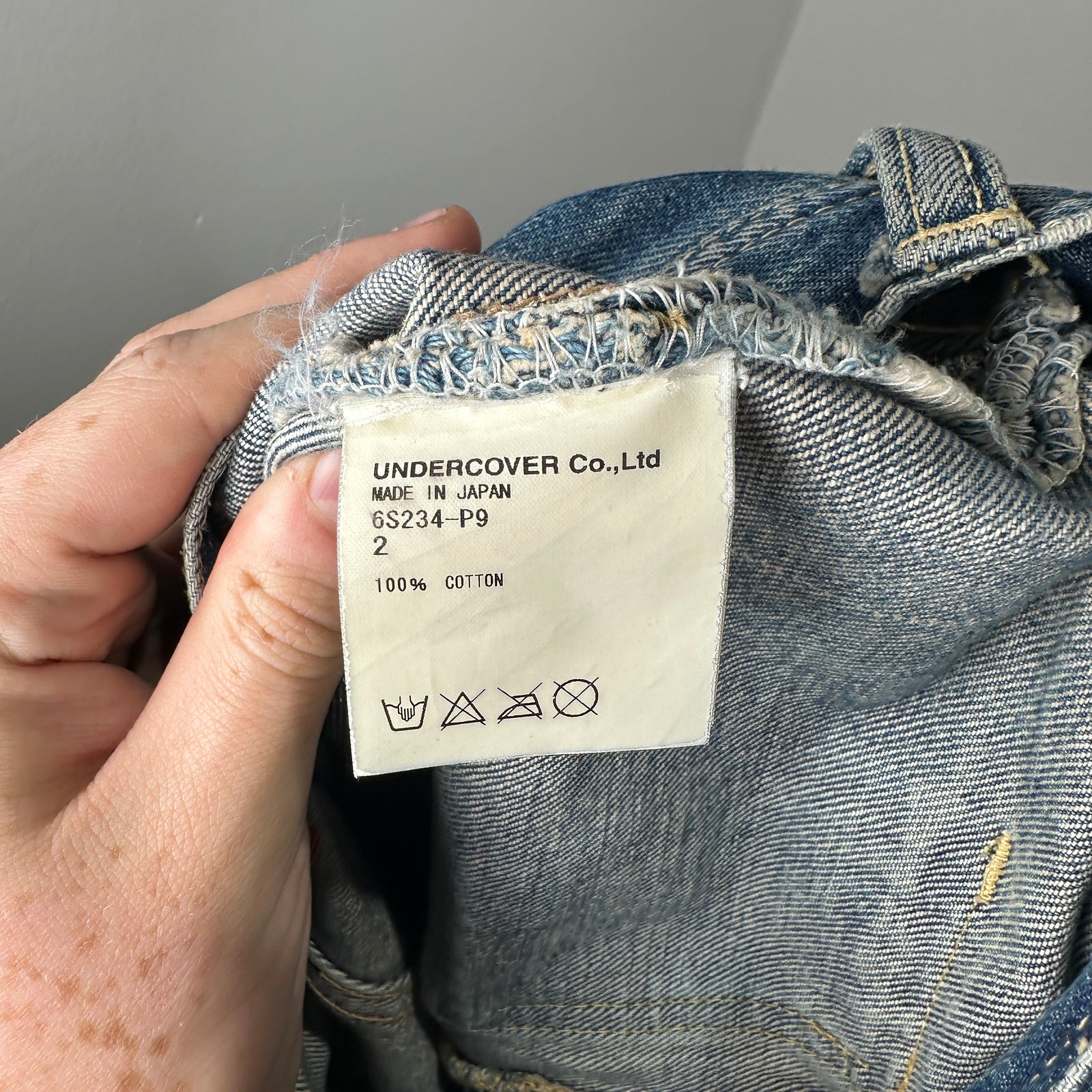 Undercover SS06 Klaus 'T' Denim Size 2
