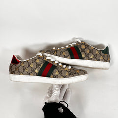 Gucci Bee Aces Low Top Sneaker Size 40