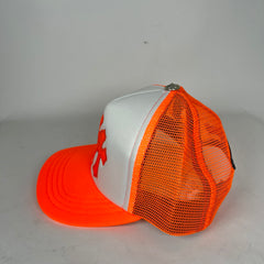 Chrome Hearts Orange Cemetery Patch Trucker Hat