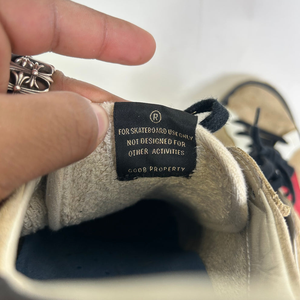Golden Goose Beige/Black Suede Ball Star Sneaker Size 44