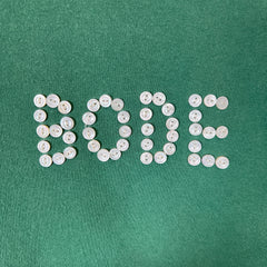 Bode Button Logo Green T-Shirt Size L