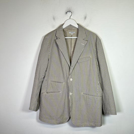 Engineered Garments Striped Seersucker Jacket
