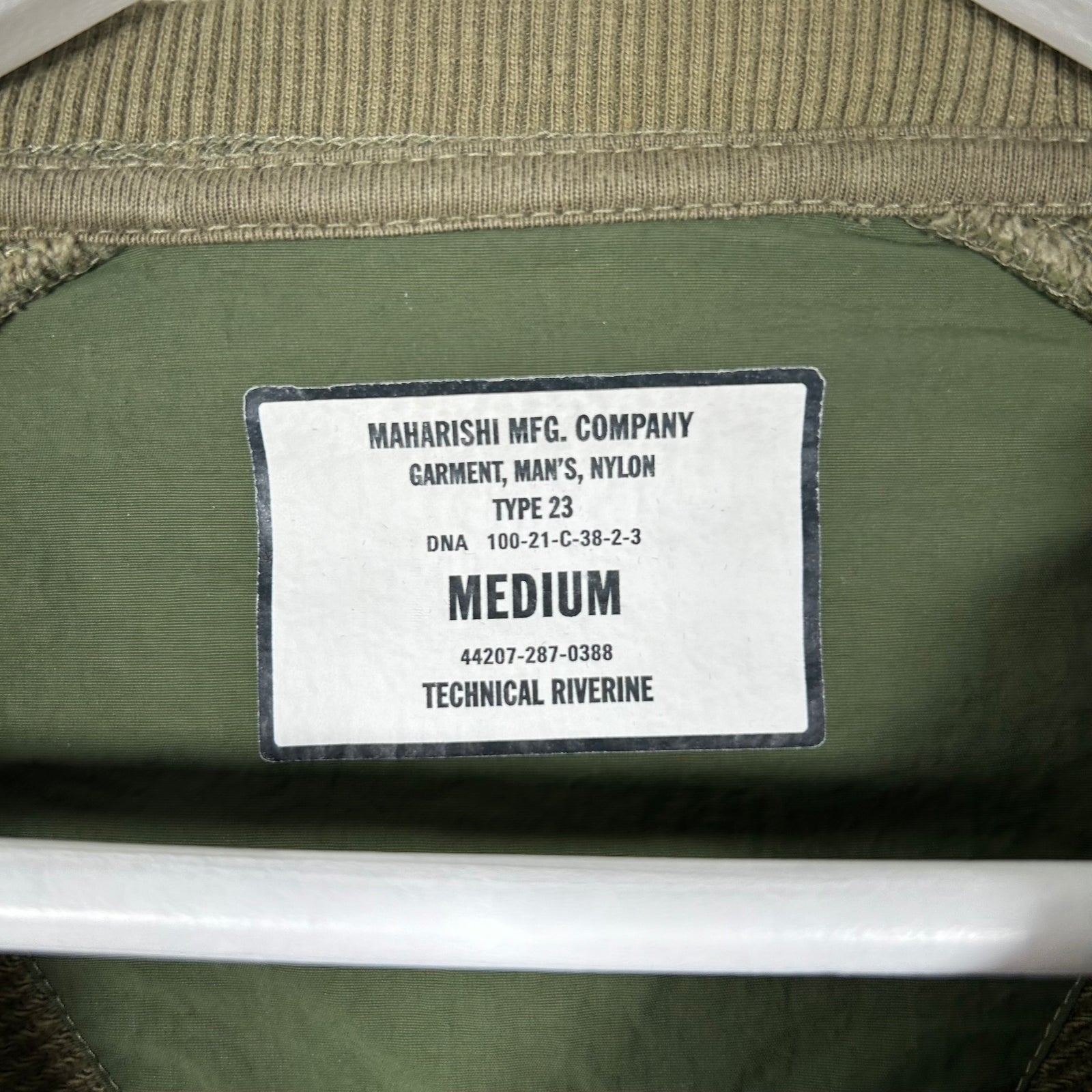 Maharishi Green Hybrid Crewneck Size M