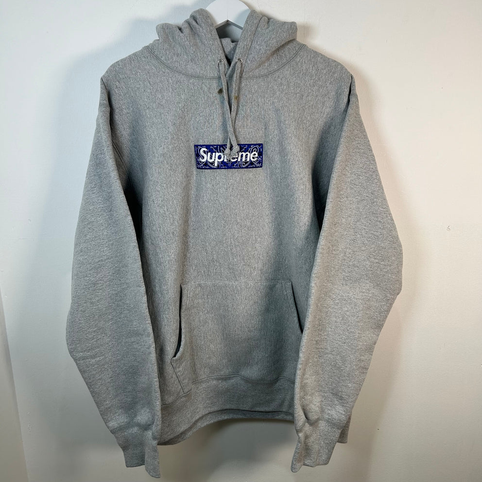 Supreme Paisley Box Logo Hoodie Size XL