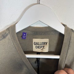 Gallery Dept Vintage Wash Distressed Pirate Skull Logo T-Shirt Size S