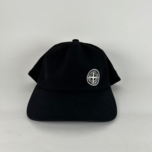 Stone Island Black Logo Hat