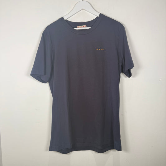 Marni Navy Logo T-Shirt Size M